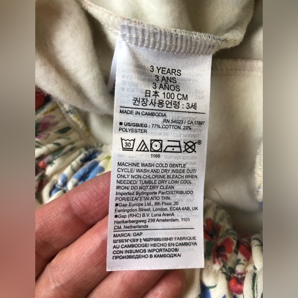 Gap Floral Print Top and Shorts Set - Picture 7 of 12